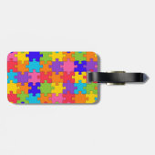 Étiquette À Bagage Puzzle Puzzle Puzzle Puzzle (Dos horizontal)