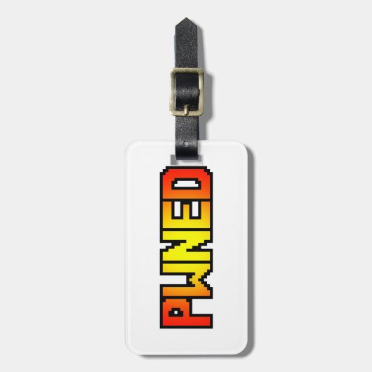 ÉTIQUETTE À BAGAGE PWNED (Devant Vertical)