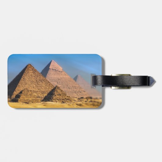 Étiquette À Bagage Pyramides (Dos horizontal)