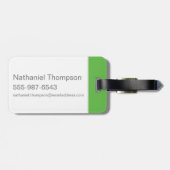 Étiquette À Bagage QU’EST-CE QUE LE DOC ?™ BOGS BUNNY™ Rabbit Hole (Dos horizontal)