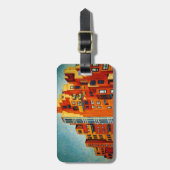 Étiquette À Bagage Quai de libre échange (Devant Vertical)