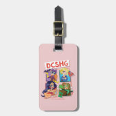 Étiquette À Bagage Quartet Filles DC Super Hero (Devant Vertical)