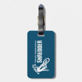 Étiquette À Bagage Quartier convivial Shredder Mountain VTT (Dos Vertical)