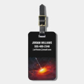 Étiquette À Bagage Quasars. (Devant Vertical)