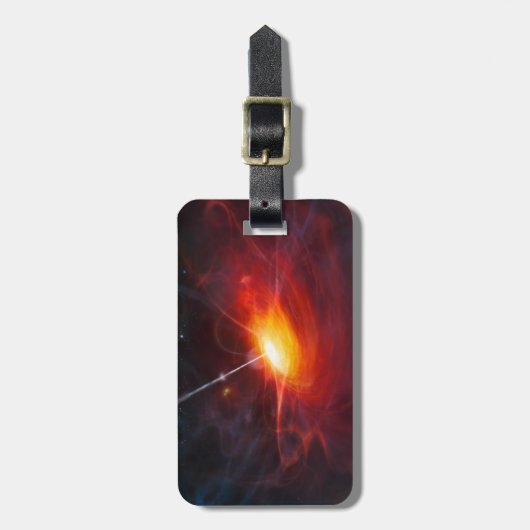 Étiquette À Bagage Quasars. (Devant Vertical)