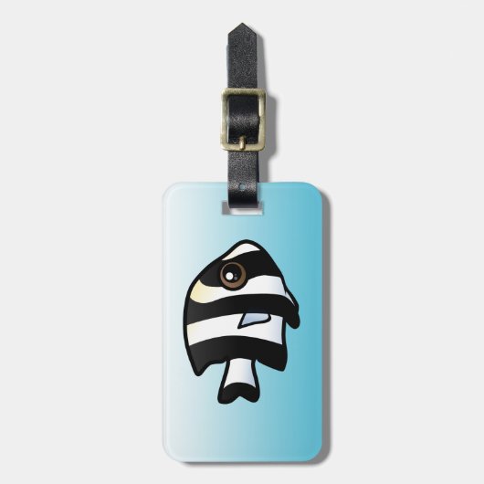 Étiquette À Bagage Quatre bandes d'écorce (Devant Vertical)