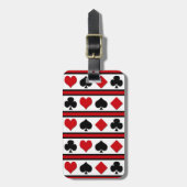 Étiquette À Bagage Quatre combinaisons de cartes (Devant Vertical)