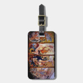 Étiquette À Bagage Quatre saisons personnifiées par les femmes (Devant Vertical)