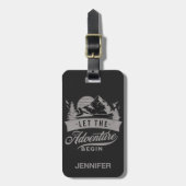 Étiquette À Bagage Que l'aventure commence (Devant Vertical)