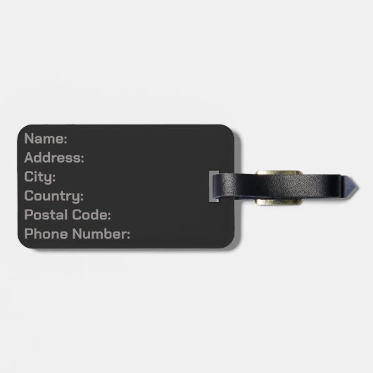 Étiquette À Bagage Que l'aventure commence (Dos horizontal)