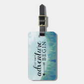 Étiquette À Bagage Que l'aventure commence (Devant Vertical)