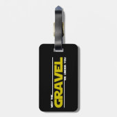 Étiquette À Bagage Que Le Gravel Soit Sous Vous (Dos Vertical)