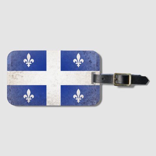 Étiquette À Bagage Québec (Devant Horizontal)