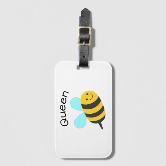 Étiquette À Bagage Queen Bee (Devant Vertical)
