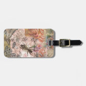 Étiquette À Bagage Queen Bee Vintage magnifique collage (Devant horizontal)