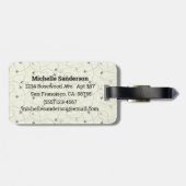 Étiquette À Bagage Quel Merveilleux numéro d'étiquette de bagages d'a (Dos horizontal)