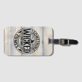 Étiquette À Bagage Quelque Chose De Mal De Cette Façon Arrive (Devant Horizontal)