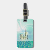 Étiquette À Bagage Quelque chose de pêche - Art fractal (Devant Vertical)