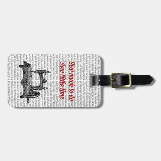 Étiquette À Bagage Quelques petites illustrations (Devant horizontal)