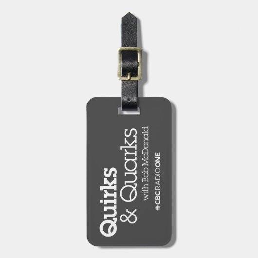Étiquette À Bagage Quirks & Quartiers CBC (Devant Vertical)
