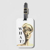 Étiquette À Bagage Quoi (Devant Vertical)