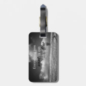 Étiquette À Bagage Quota motivationnel: Everything you want is on... (Dos Vertical)