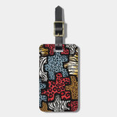 Étiquette À Bagage RAB Rockabilly Animal (Devant Vertical)