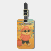 Étiquette À Bagage Rabbit 01 Kids (Devant Vertical)