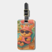 Étiquette À Bagage Rabbit 03 Kids (Devant Vertical)