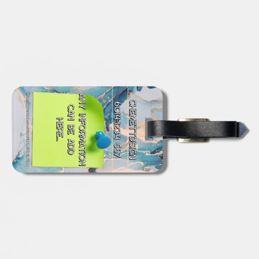 Étiquette À Bagage Rabbit 04 Kids (Dos horizontal)