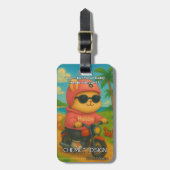 Étiquette À Bagage Rabbit 05 Kids (Devant Vertical)