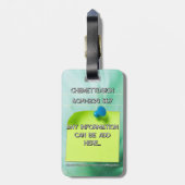 Étiquette À Bagage Rabbit 06 Kids (Dos Vertical)