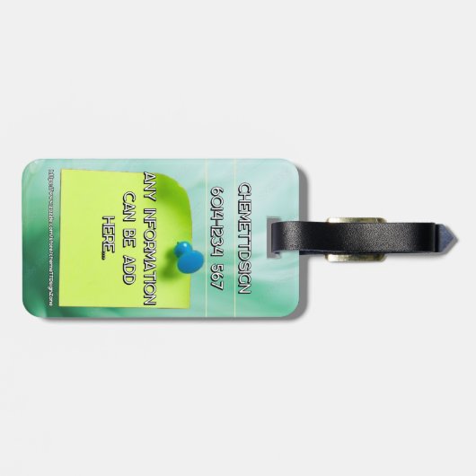 Étiquette À Bagage Rabbit 06 Kids (Dos horizontal)