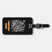 Étiquette À Bagage Rabbit and carrot (Devant horizontal)