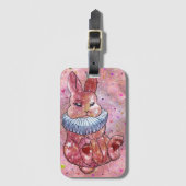 Étiquette À Bagage Rabbit named Ladybug (Devant Vertical)