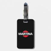 Étiquette À Bagage RACING à 2 côtés (Dos Vertical)