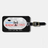 Étiquette À Bagage Radio amateur mondiale (Devant horizontal)