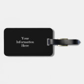 Étiquette À Bagage Radio amateur mondiale active (Dos horizontal)