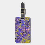 Étiquette À Bagage Radioactive Marble (Devant Vertical)