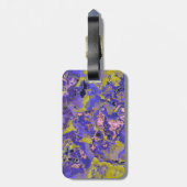 Étiquette À Bagage Radioactive Marble (Dos Vertical)