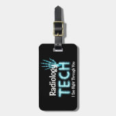 Étiquette À Bagage Radiologie Tech Humour X Ray (Devant Vertical)