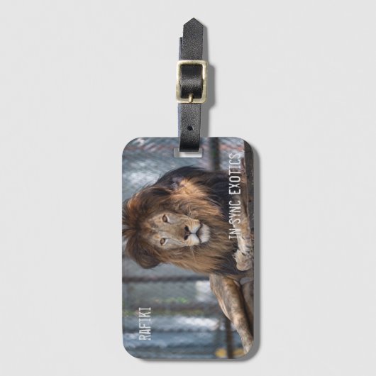 Étiquette À Bagage Rafiki (Devant Vertical)