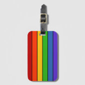 Étiquette À Bagage Rainbow Stripes FIE (Devant Vertical)