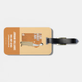 Étiquette À Bagage Rajesh | Je suis ce que je suis (Dos horizontal)