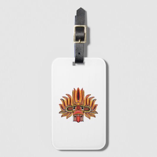 Étiquette À Bagage Raksha  (Devant Vertical)