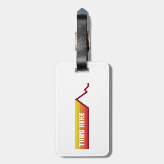 Étiquette À Bagage Randonnée à travers (Dos Vertical)