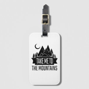 Étiquette À Bagage Randonnée - Emmène-moi dans les montagnes
