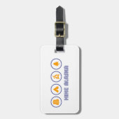 Étiquette À Bagage Randonnée en Alaska (Devant Vertical)