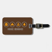 Étiquette À Bagage Randonnée Idaho (Devant horizontal)