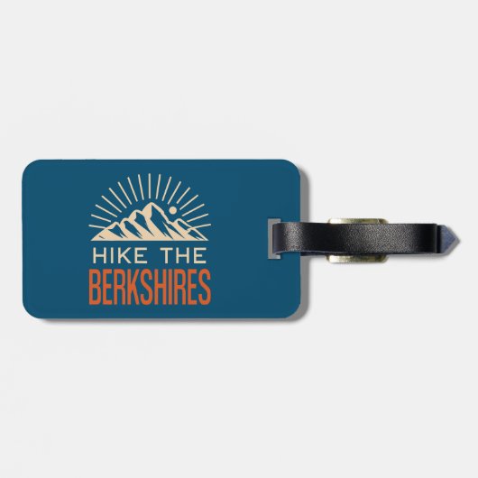 Étiquette À Bagage Randonnée Le Sunburst Du Massachusetts Berkshires (Dos horizontal)